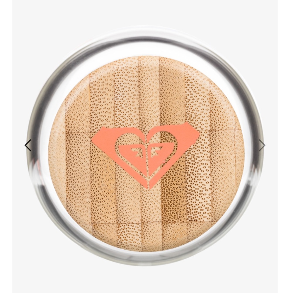 NWT Roxy Sand and Seashell Glass Water Bottle - Picture 2 of 5